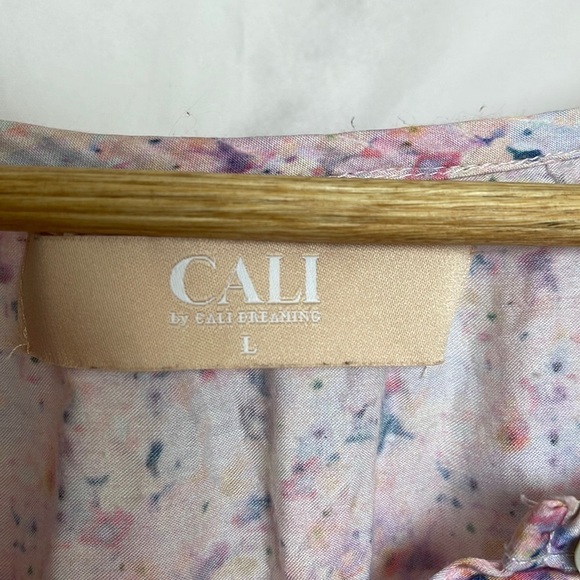 CALI Dreaming Button Down Floral Maxi Dress  - A11 - Picture 3 of 5